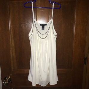 White House Black Market white tank top